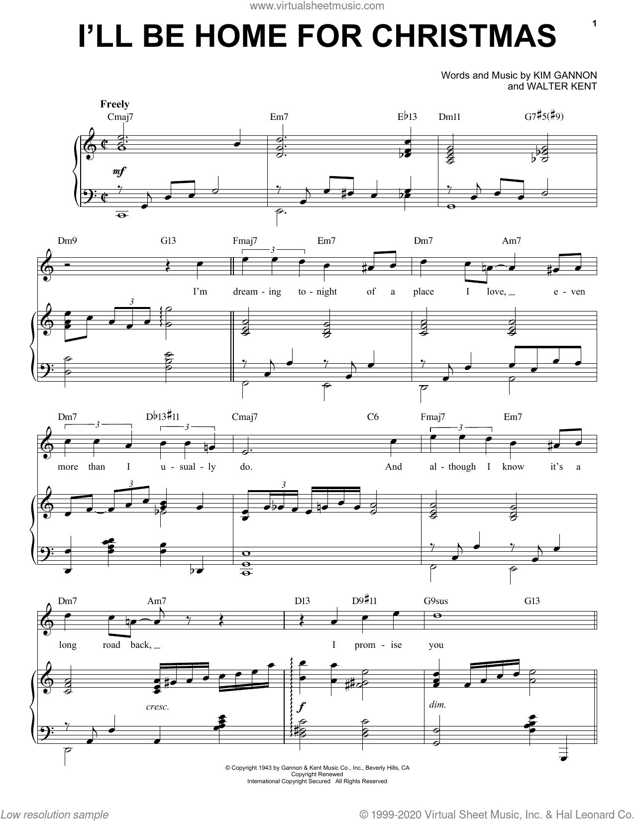 I'll Be Home For Christmas [Jazz Version] (arr. Brent Edstrom)