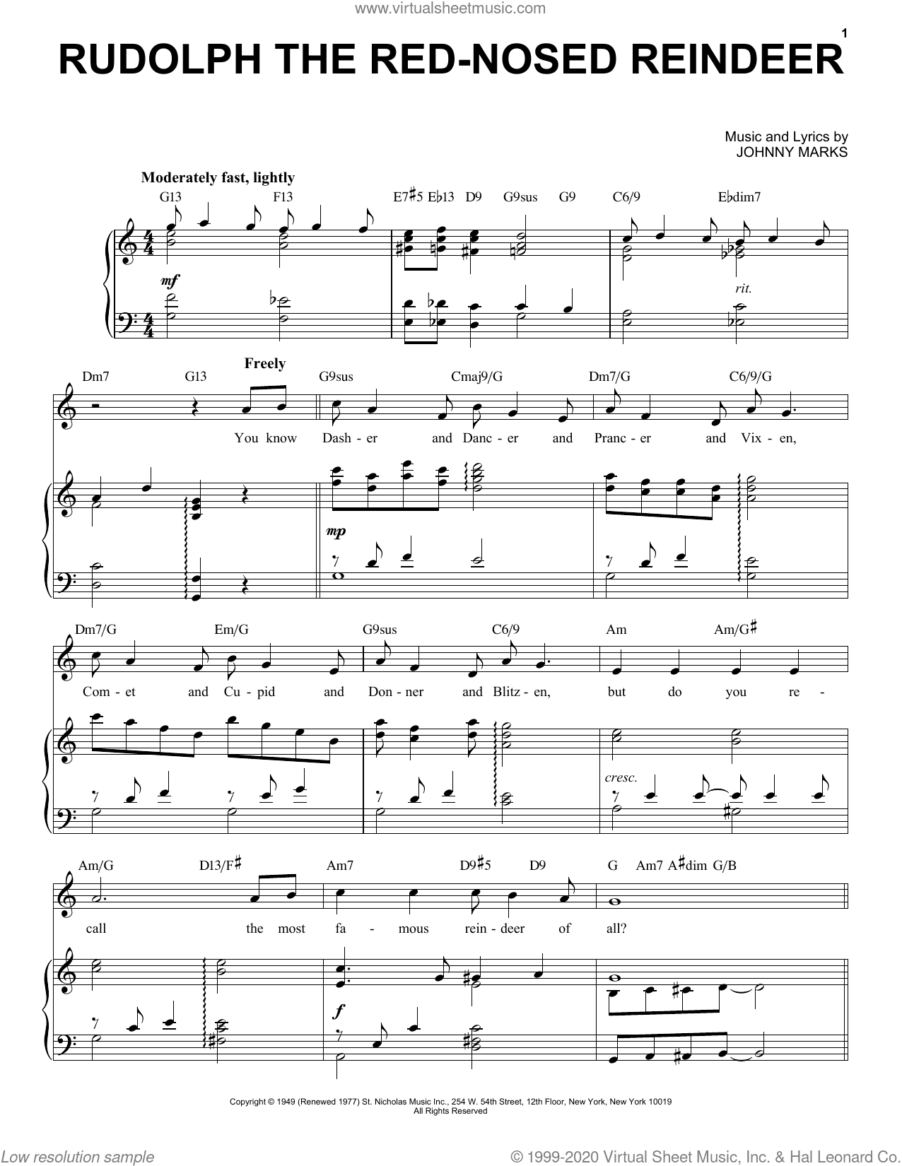 Rudolph The Red-Nosed Reindeer [Jazz Version] (arr. Brent Edstrom)
