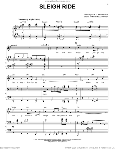 Sleigh Ride [Jazz Version] (arr. Brent Edstrom)