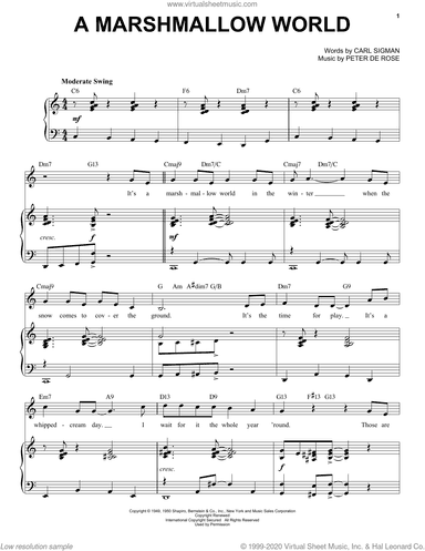 A Marshmallow World [Jazz Version] (arr. Brent Edstrom)