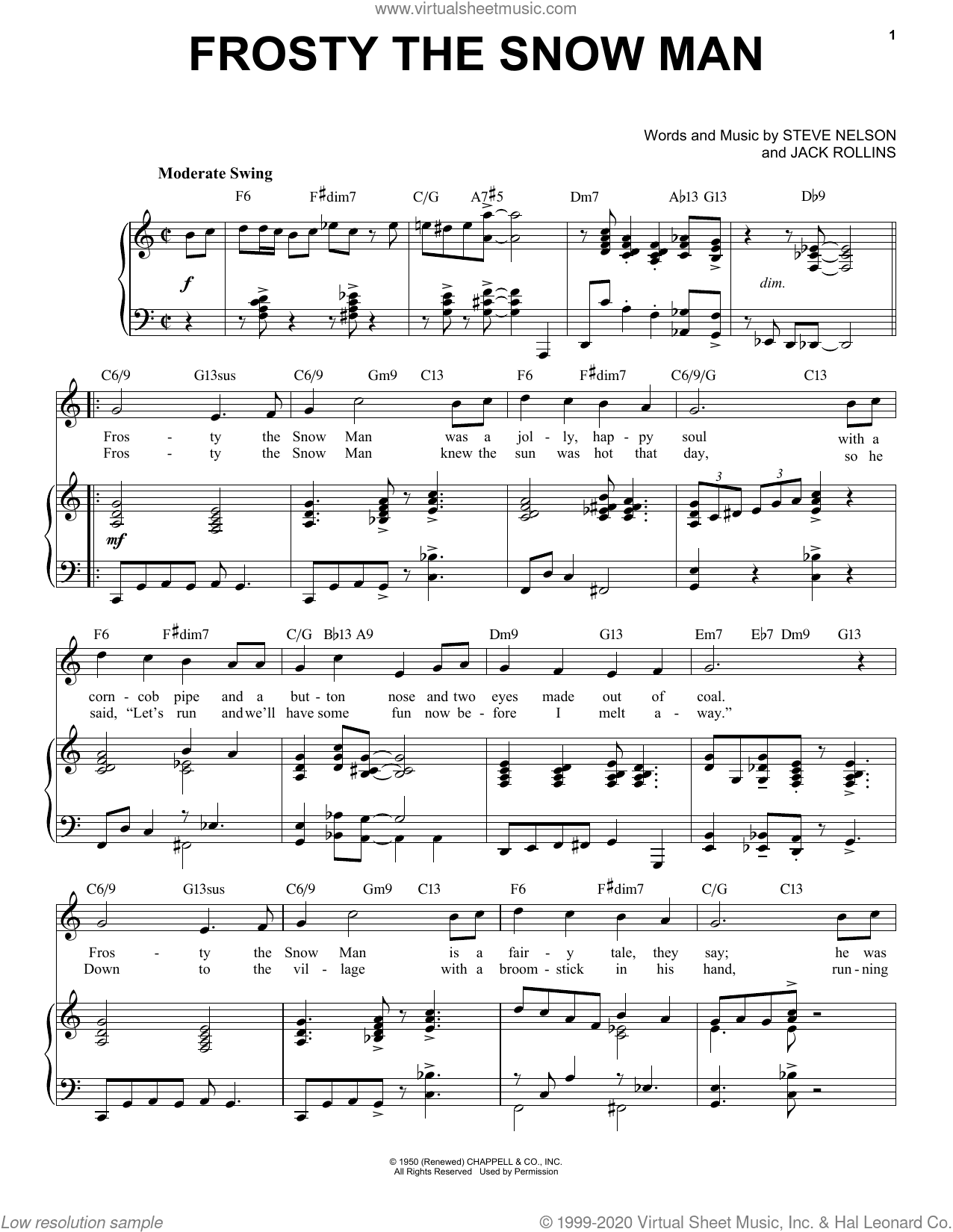 Frosty The Snow Man [Jazz Version] (arr. Brent Edstrom)