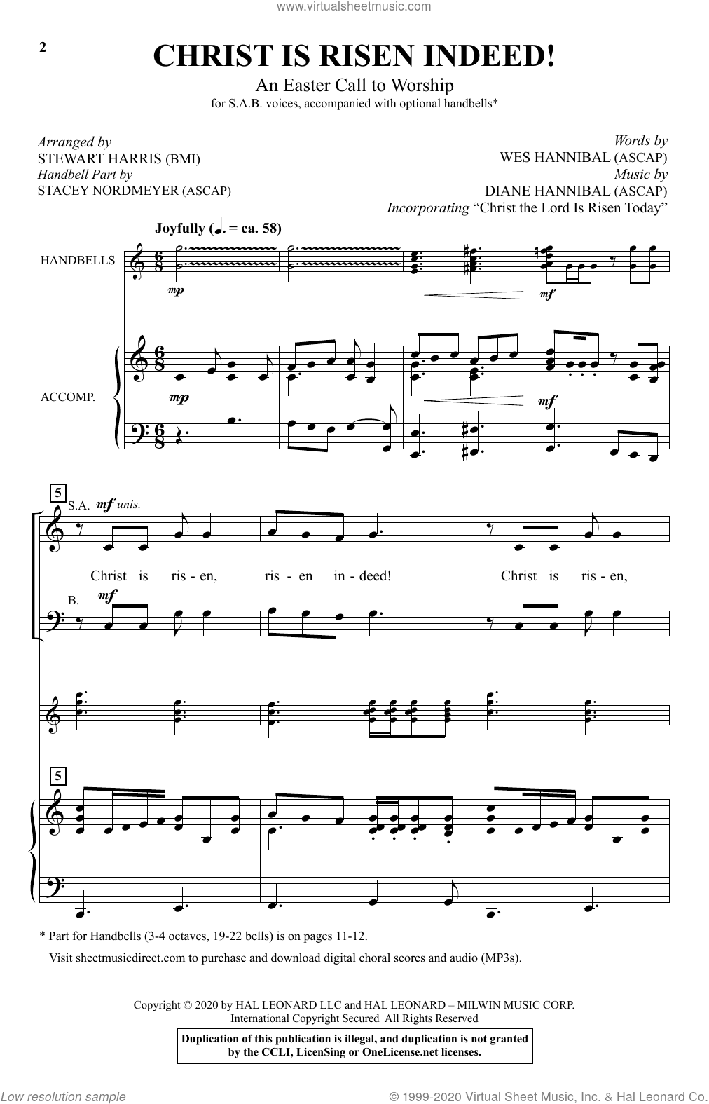 Christ Is Risen Indeed! (An Easter Call To Worship) (arr. Stewart Harris)