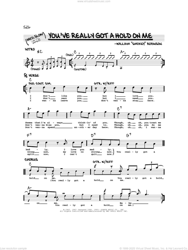 You've Really Got A Hold On Me