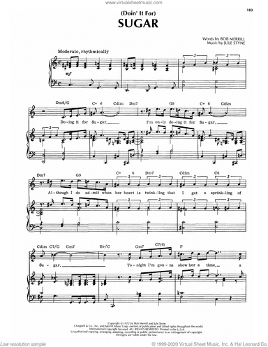 (Doin' It For) Sugar (from Some Like It Hot)