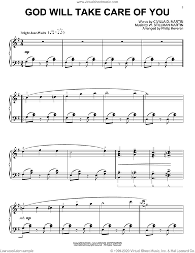 God Will Take Care Of You [Jazz version] (arr. Phillip Keveren)
