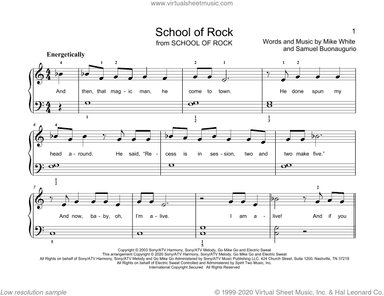 School Of Rock (arr. Christopher Hussey)
