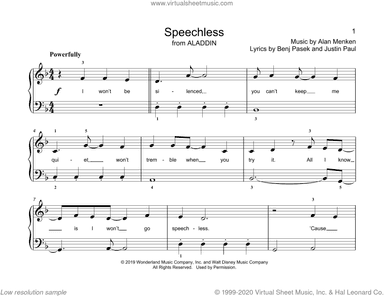 Speechless (from Aladdin) (arr. Christopher Hussey)