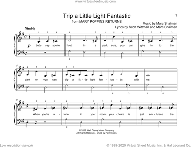 Trip A Little Light Fantastic (from Mary Poppins Returns) (arr. Christopher Hussey)