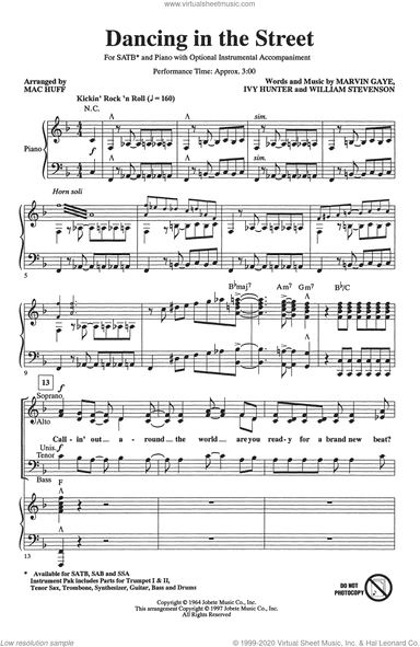Dancing In The Street (arr. Mac Huff)