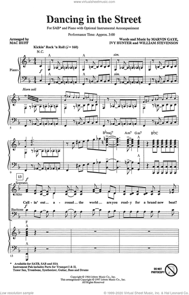 Dancing In The Street (arr. Mac Huff)