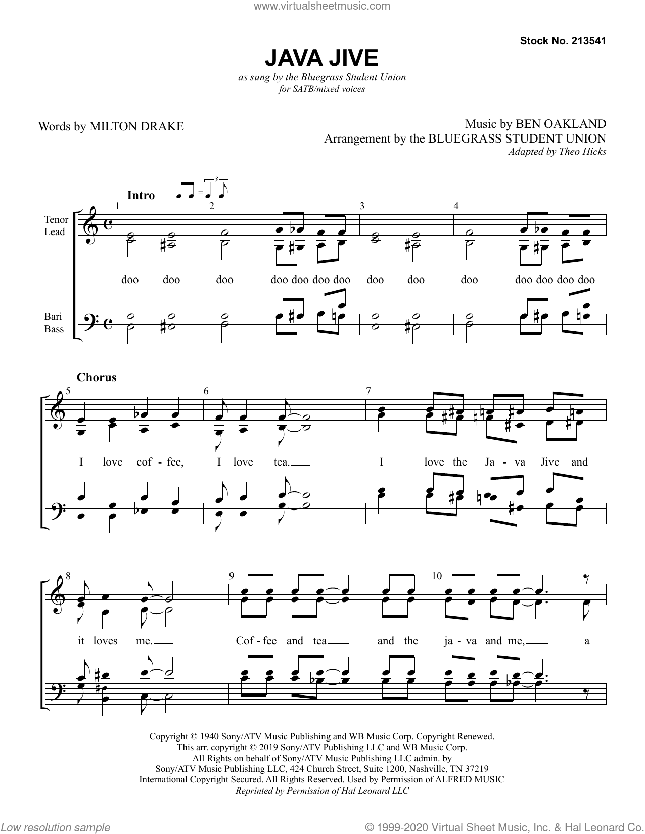Java Jive (arr. Bluegrass Student Union)