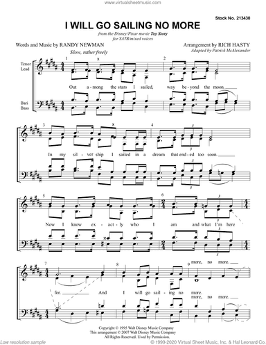I Will Go Sailing No More (arr. Richard Hasty)