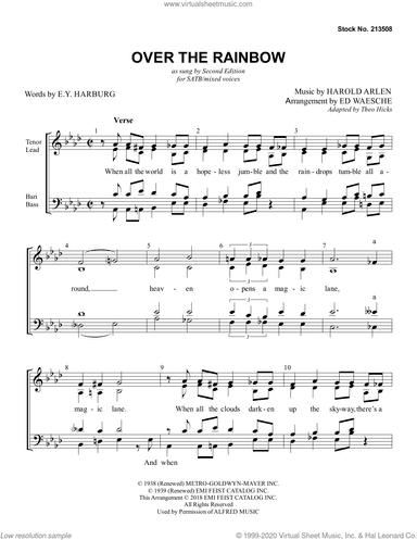 Over The Rainbow (arr. Ed Waesche)