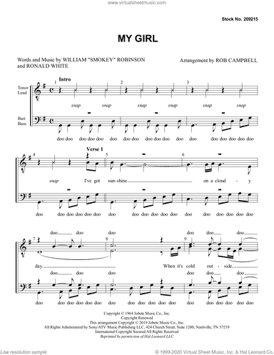 My Girl (arr. Rob Campbell)