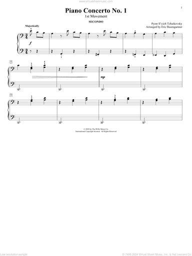 Piano Concerto No. 1 (1st Movement) (arr. Eric Baumgartner)