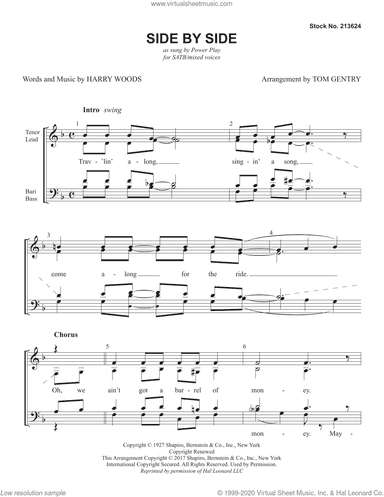 Side By Side (arr. Tom Gentry)