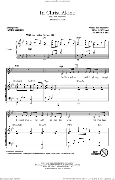 In Christ Alone (arr. James Koerts)