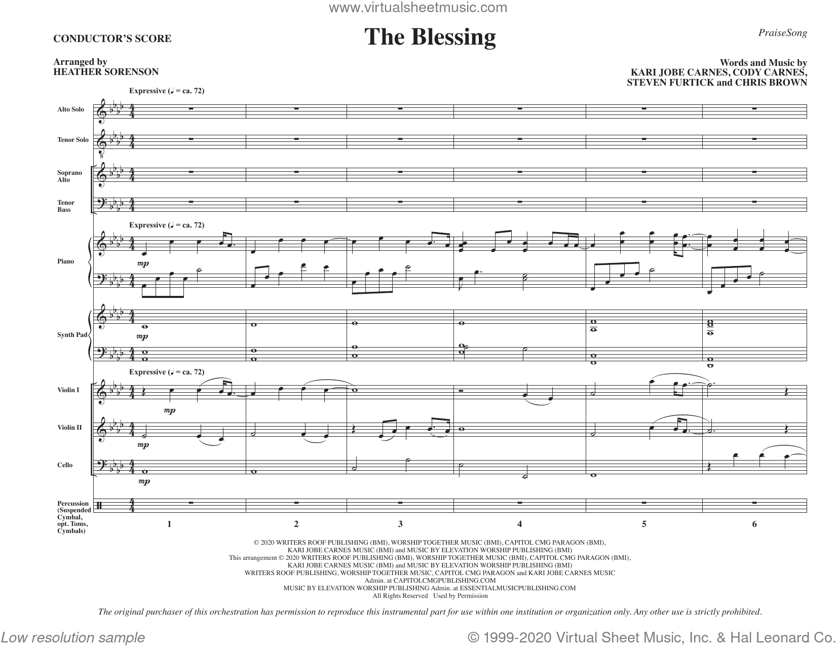 The Blessing (arr. Heather Sorenson) (COMPLETE)