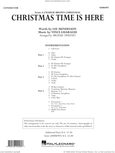Christmas Time Is Here (arr. Michael Sweeney)