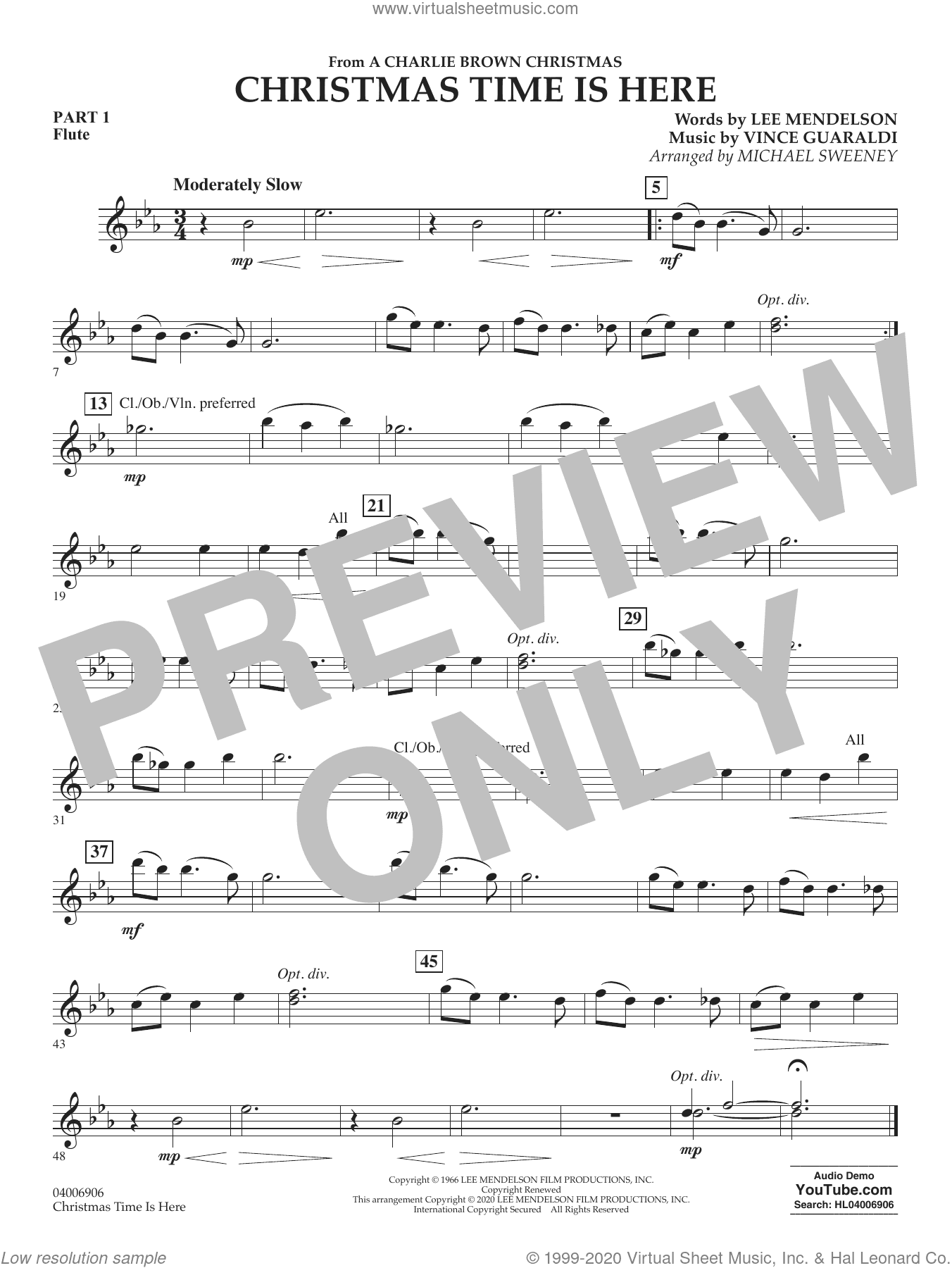Christmas Time Is Here (arr. Michael Sweeney)