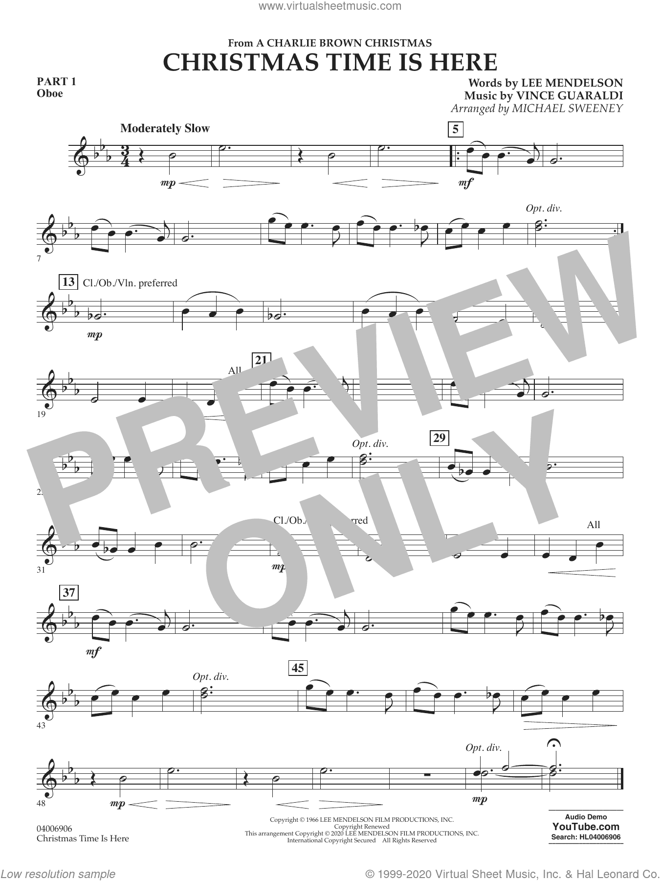Christmas Time Is Here (arr. Michael Sweeney)
