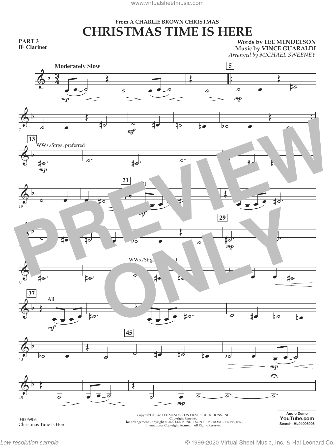 Christmas Time Is Here (arr. Michael Sweeney)