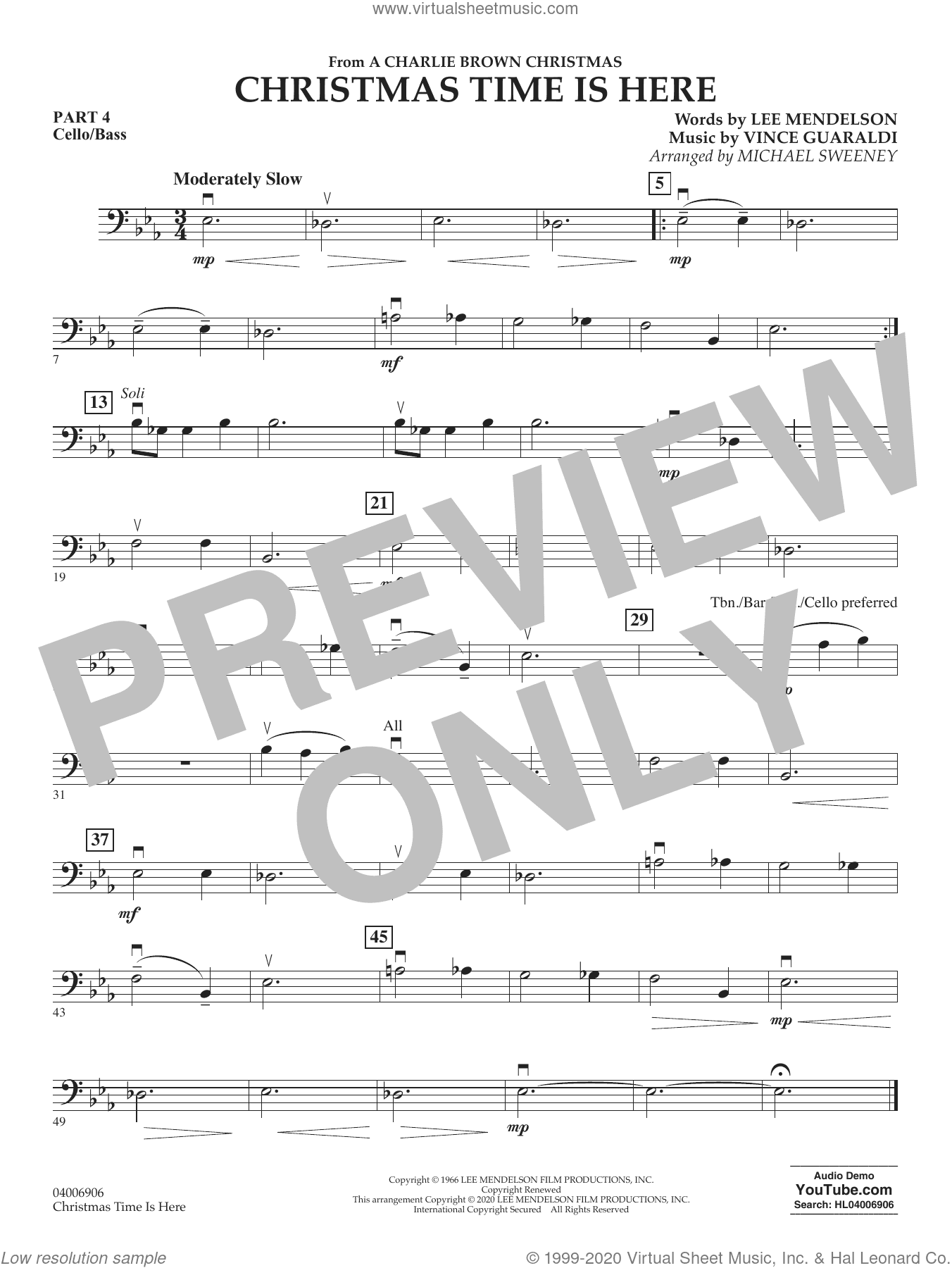 Christmas Time Is Here (arr. Michael Sweeney)