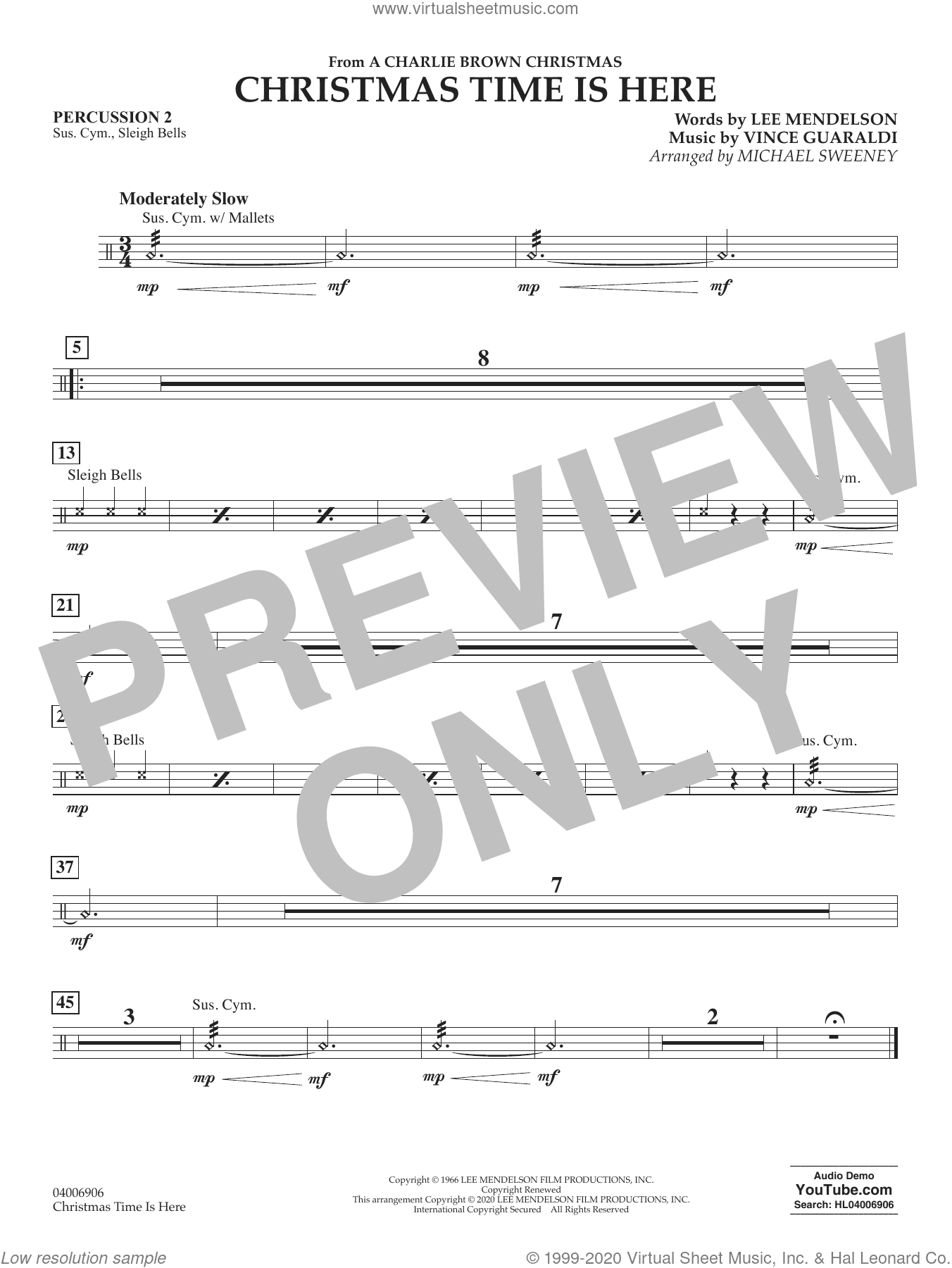 Christmas Time Is Here (arr. Michael Sweeney)