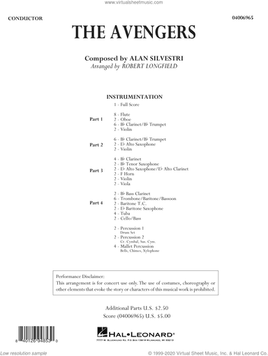 The Avengers (arr. Robert Longfield) (COMPLETE)