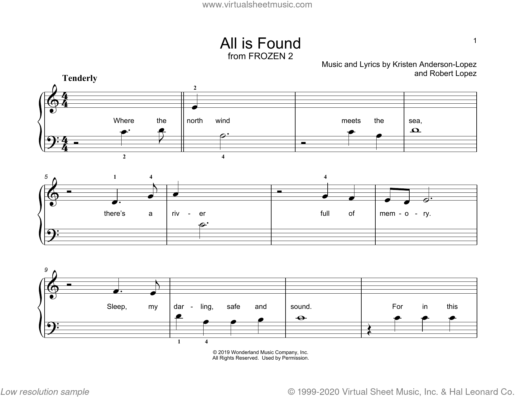 All Is Found (from Disney's Frozen 2)