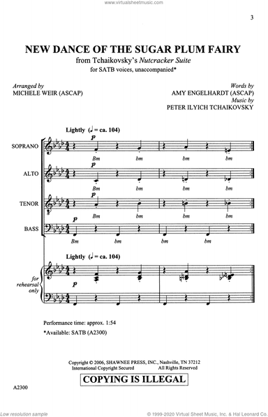 New Dance For The Sugar Plum Fairy (from Tchaikovsky's The Nutcracker Suite) (arr. Michele Weir)