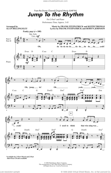 Jump To The Rhythm (from Jump In!) (arr. Alan Billingsley)