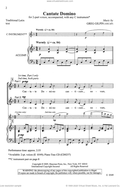 Cantate Domino
