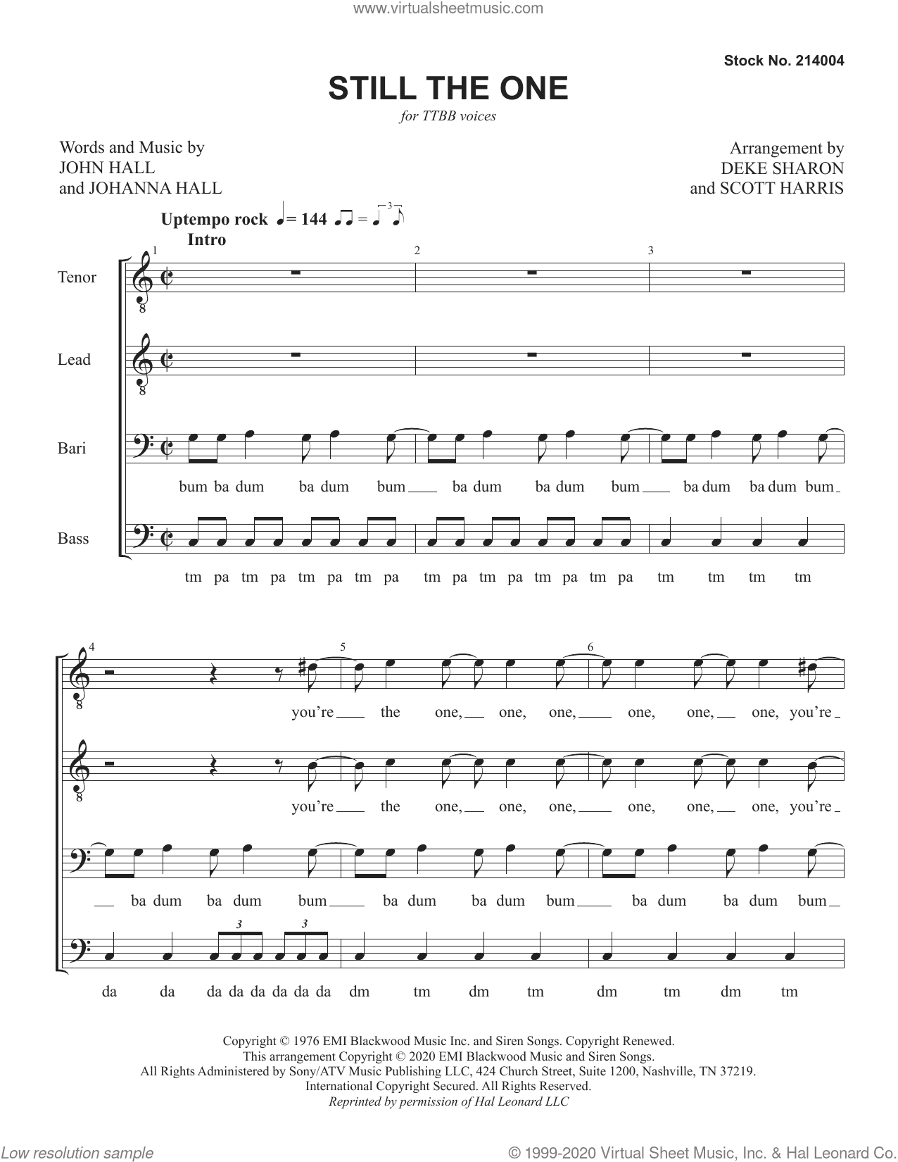 Still The One (arr. Deke Sharon and Scott Harris)