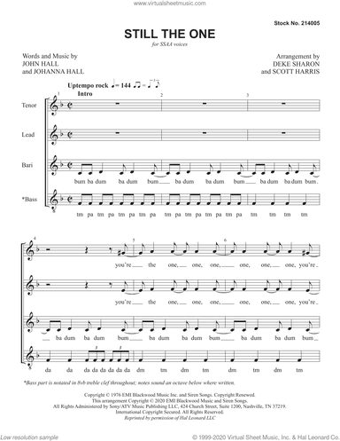 Still The One (arr. Deke Sharon and Scott Harris)