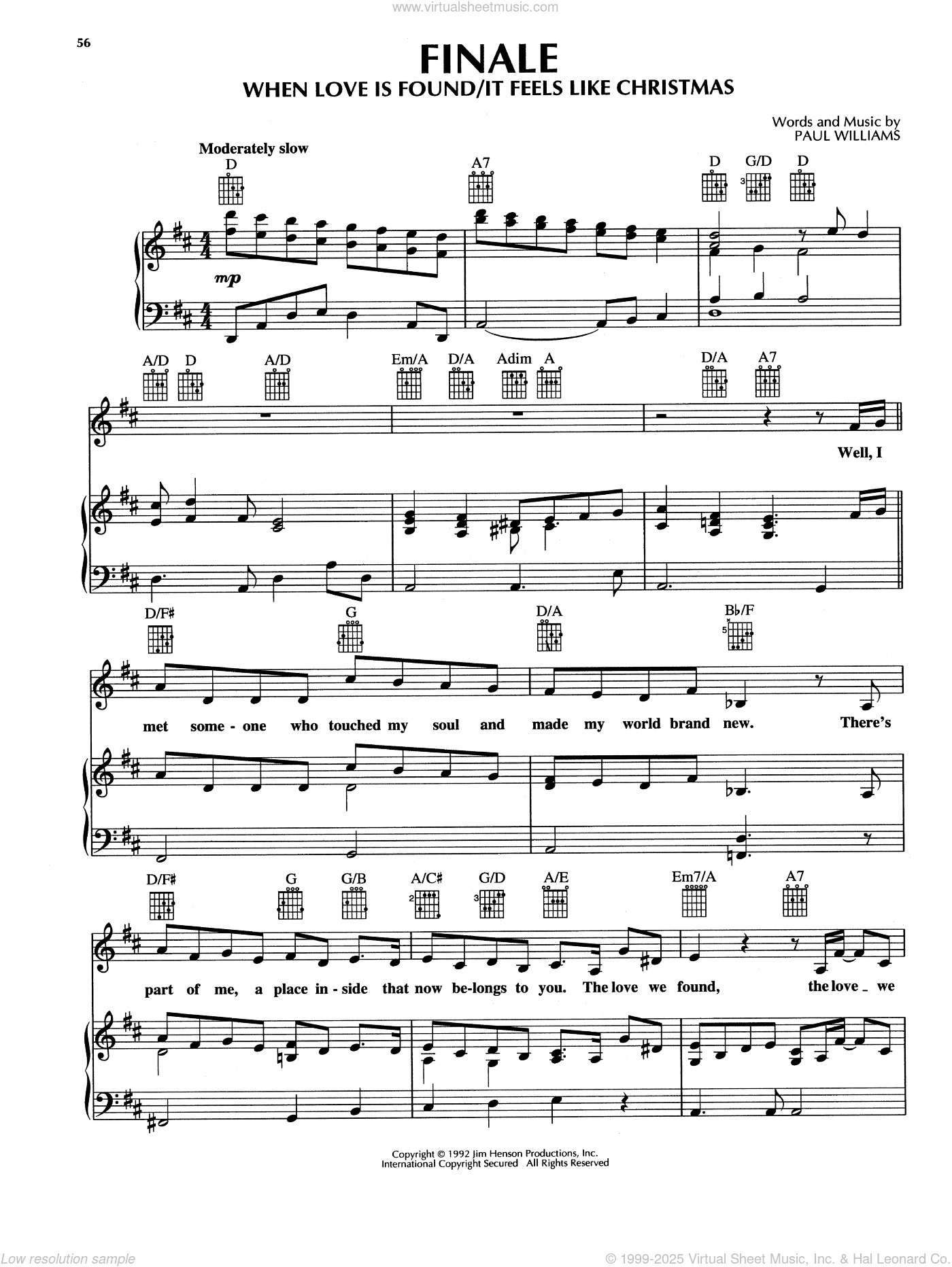 Finale - When Love Is Found/It Feels Like Christmas (from The Muppet Christmas Carol)