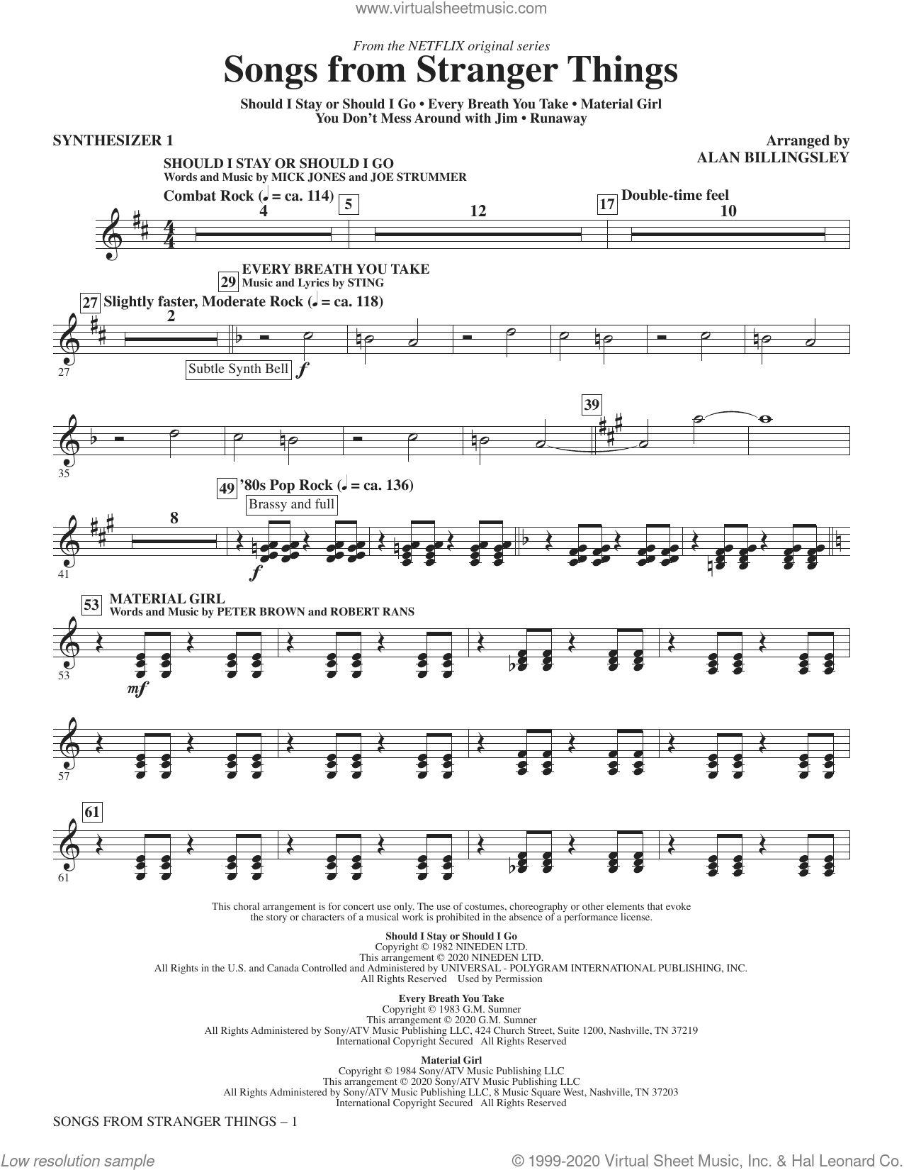 Songs from Stranger Things (arr. Alan Billingsley)