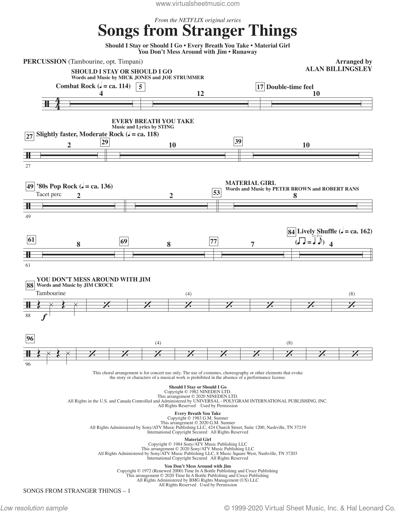 Songs from Stranger Things (arr. Alan Billingsley)