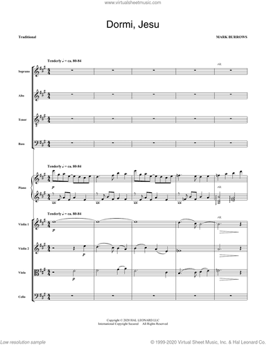 Dormi, Jesu (COMPLETE)