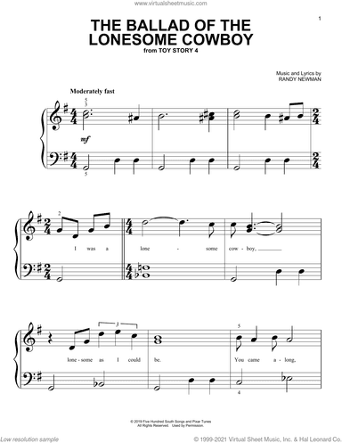 The Ballad Of The Lonesome Cowboy (from Toy Story 4)