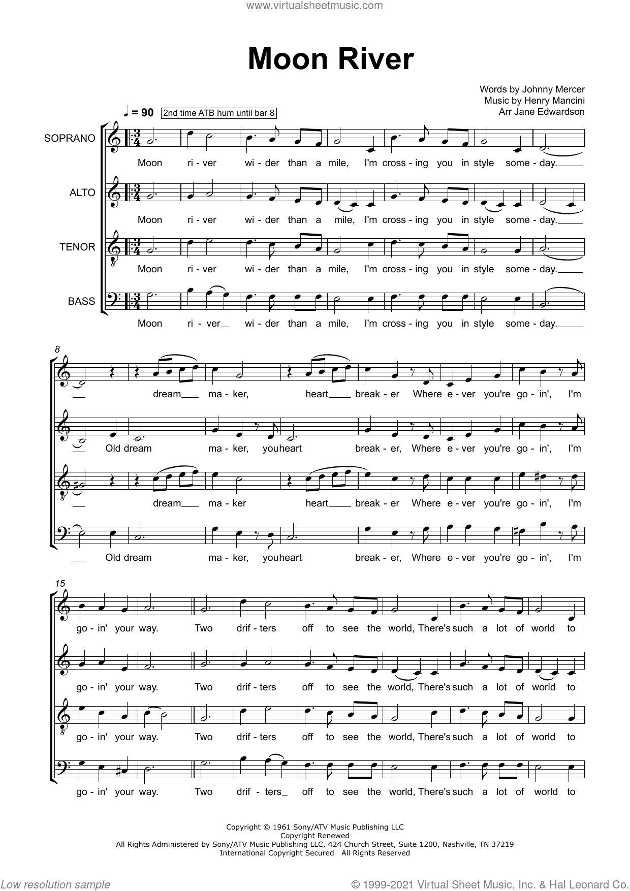 Moon River (arr. Jane Edwardson)