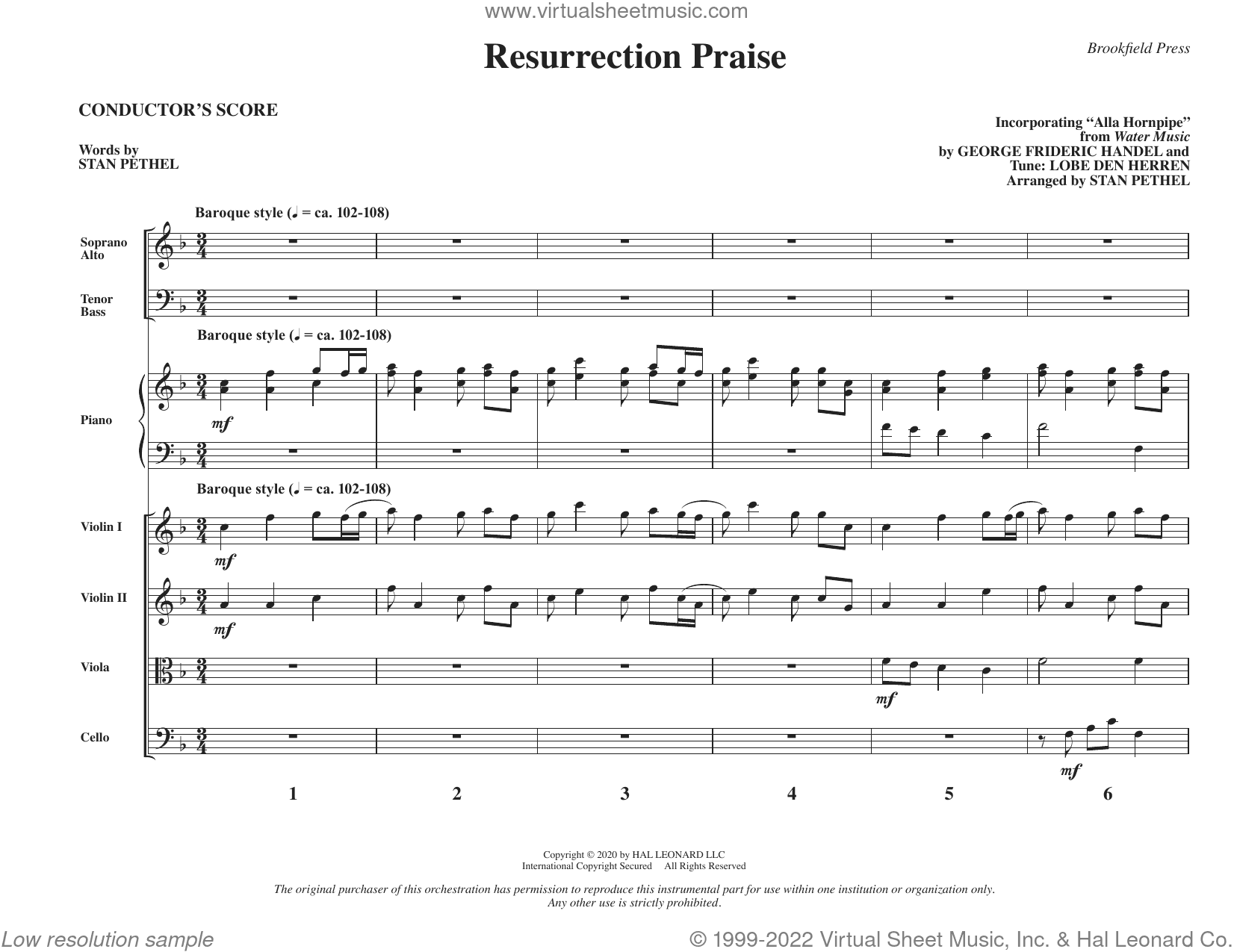 Resurrection Praise (arr. Stan Pethel) (COMPLETE)