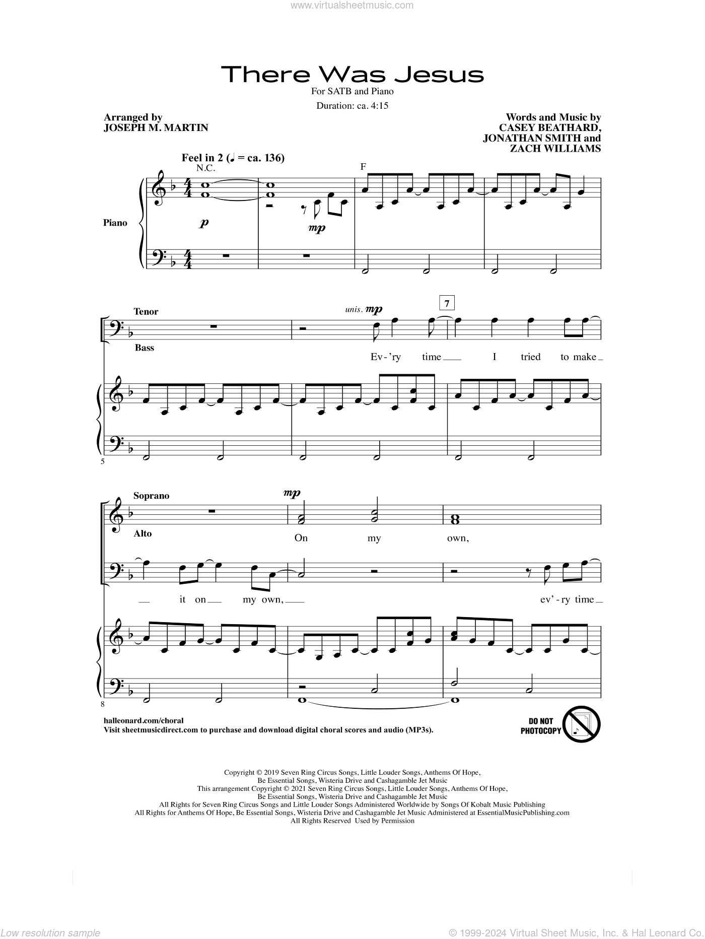 There Was Jesus (feat. Dolly Parton) (arr. Joseph M. Martin)