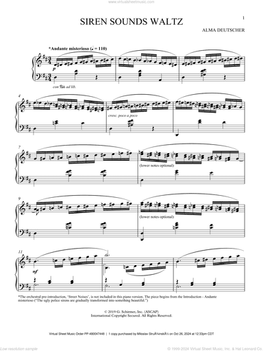 Siren Sounds Waltz (I-VI)