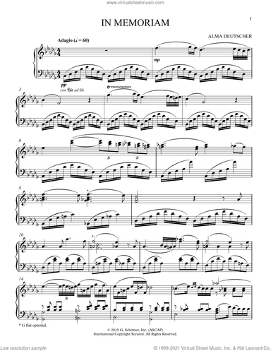 In Memoriam (Adagio from Piano Concerto)