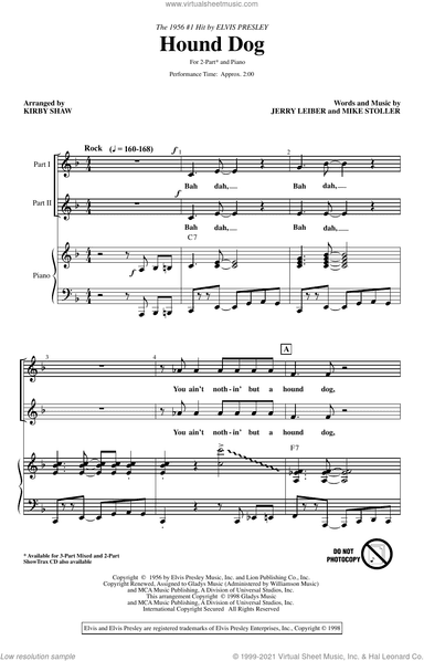 Hound Dog (arr. Kirby Shaw)