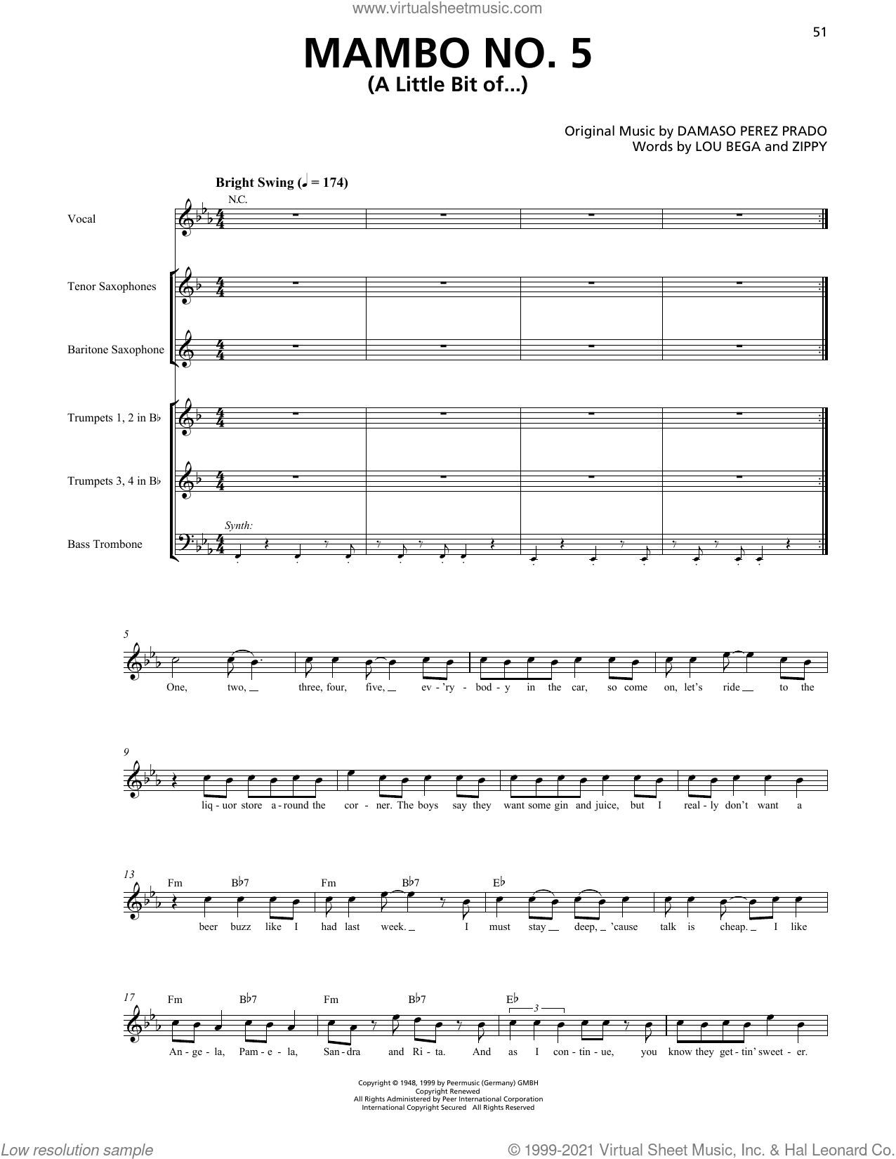 Mambo No. 5 (A Little Bit Of...) (Horn Section)