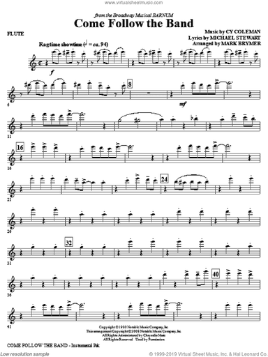 Come Follow The Band (complete set of parts)
