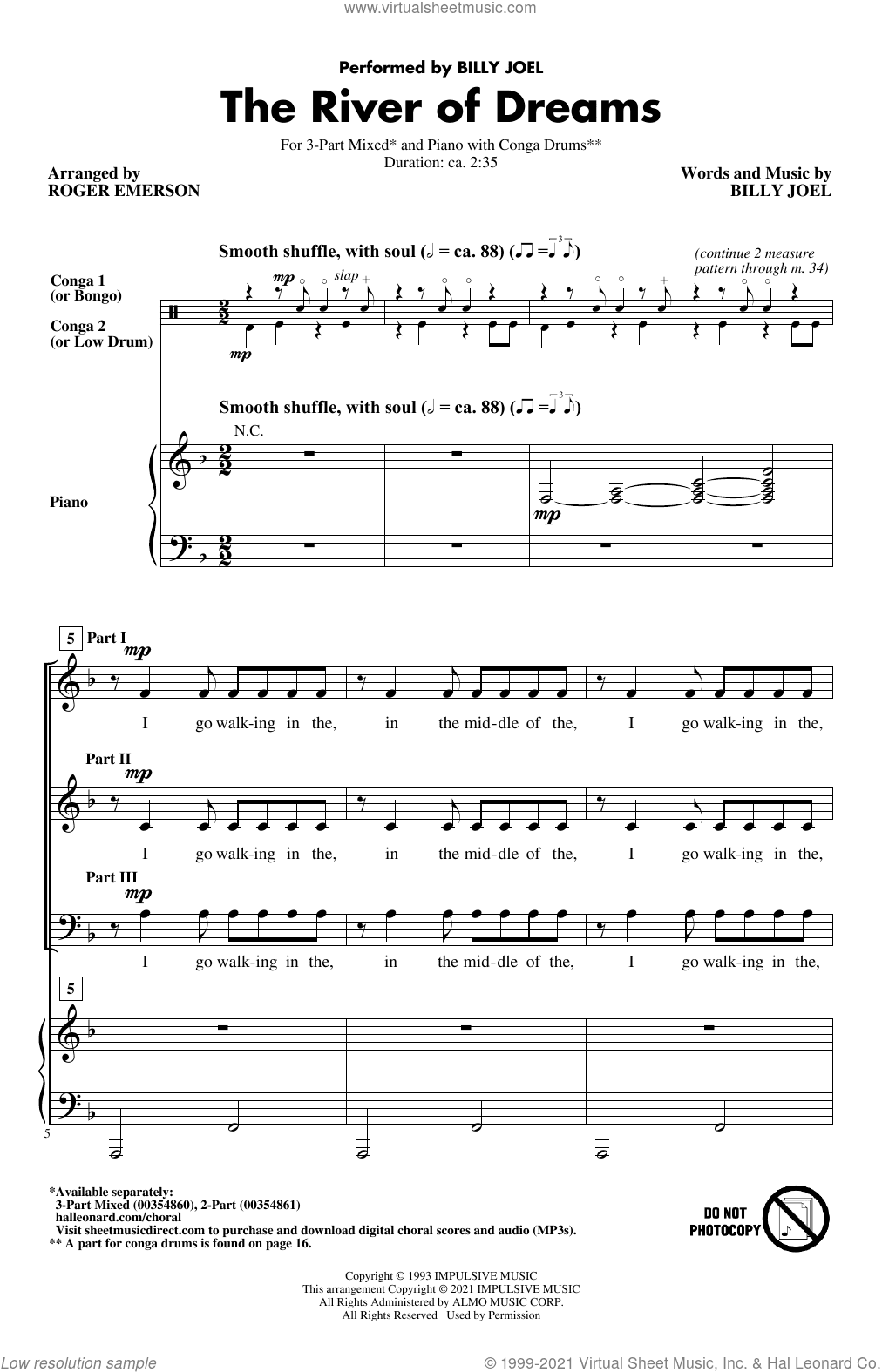 The River Of Dreams (arr. Roger Emerson)