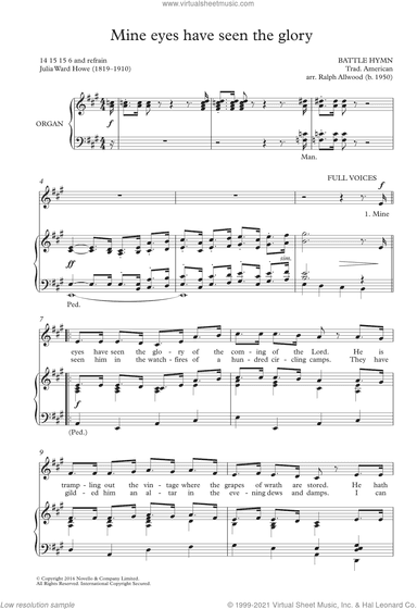 Mine Eyes Have Seen The Glory (arr. Ralph Allwood)